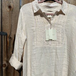 COPY - CYNTHIA ROWLEY 100% LINEN MEDIUM TUNIC